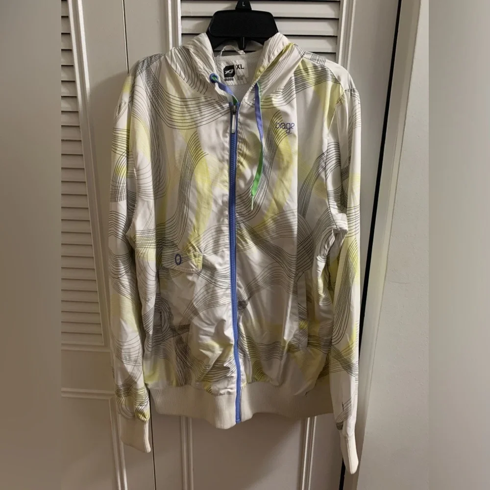 Orage Hooded Windbreaker Graphic Print, Size XL-A193
